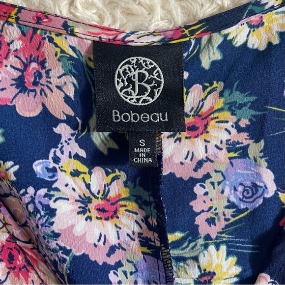 Bobeau Garden Party Floral Wrap Dress S Small - Picture 13 of 15